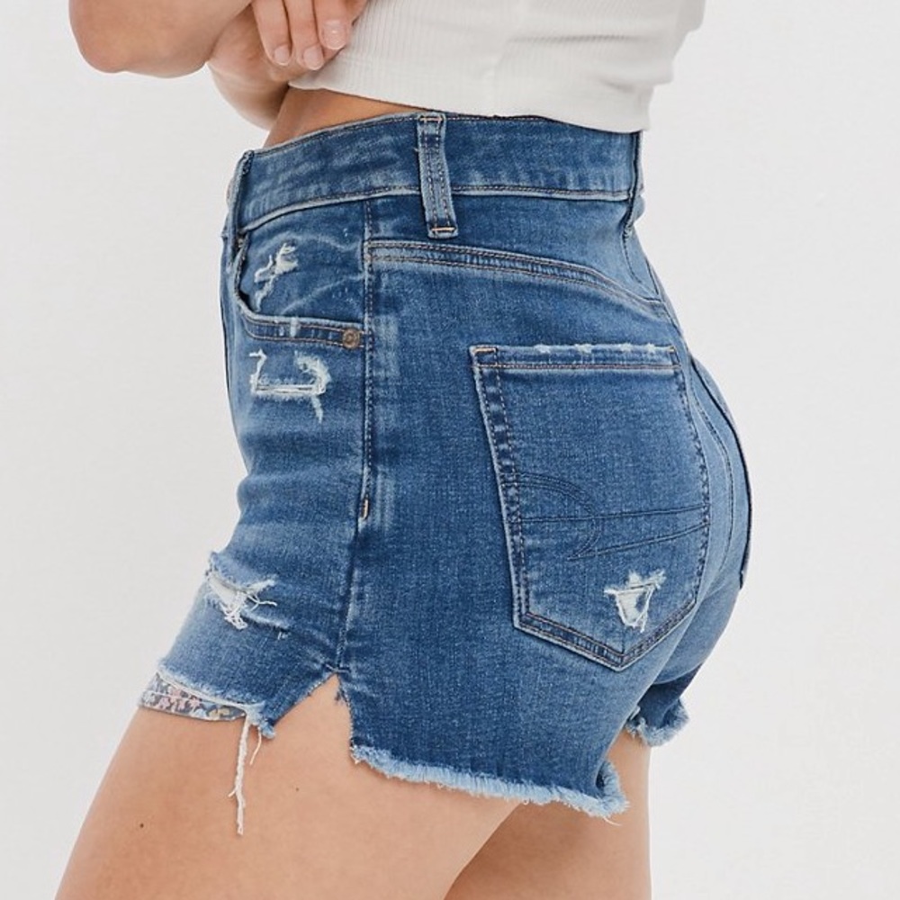 American Eagle Stretchy Denim Shorts - Picture 3 of 7